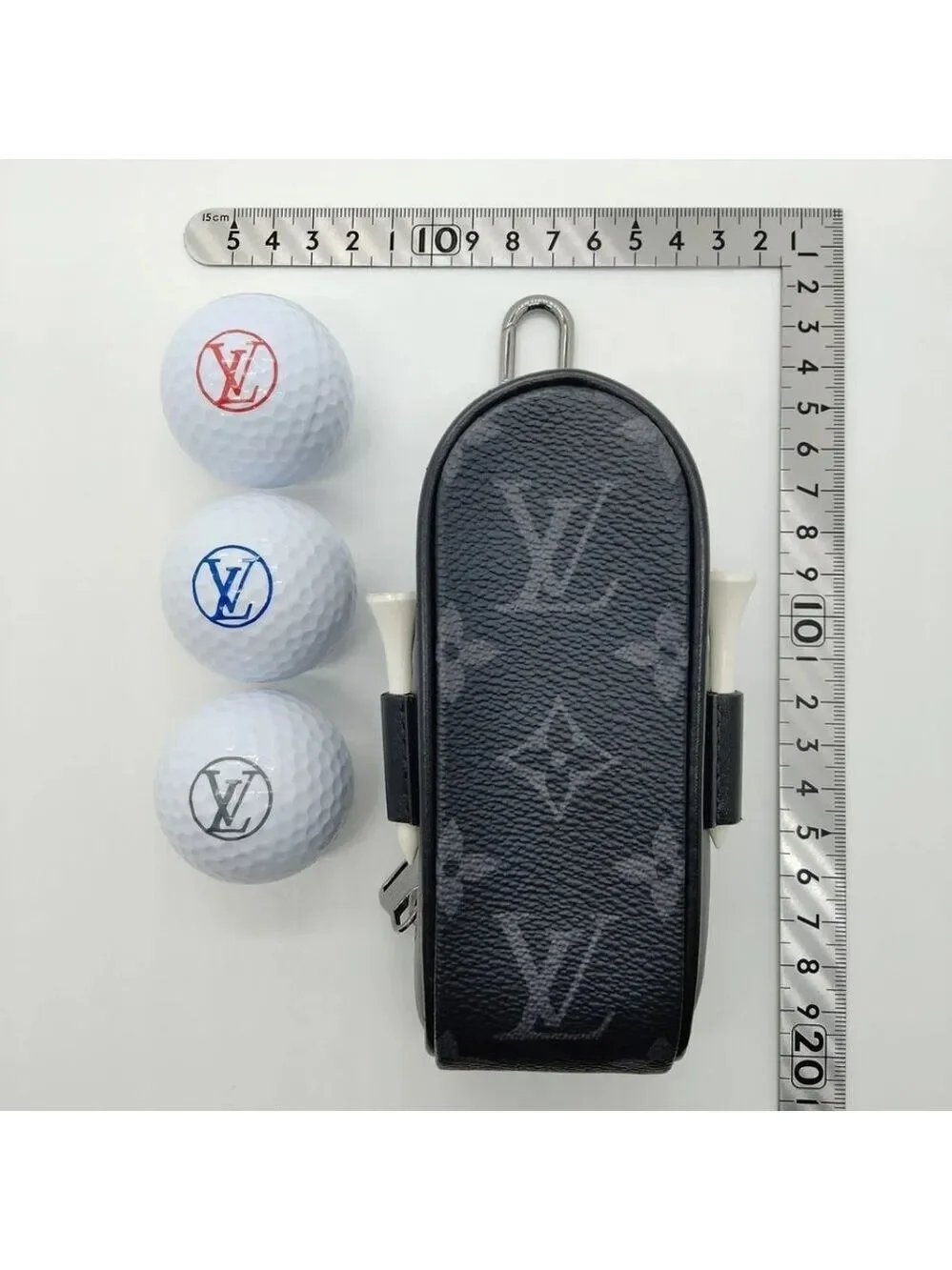 Louis Vuitton Golf Ball Case Black 480-050425